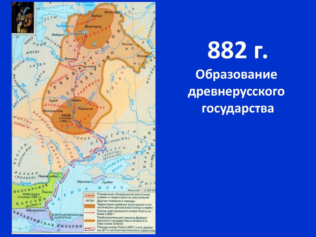 Формирование древнерусского государства в 9 веке