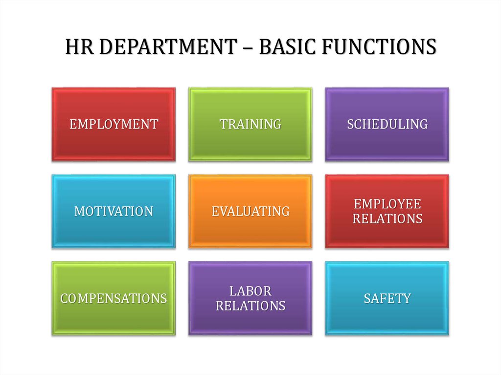 functions of human resource