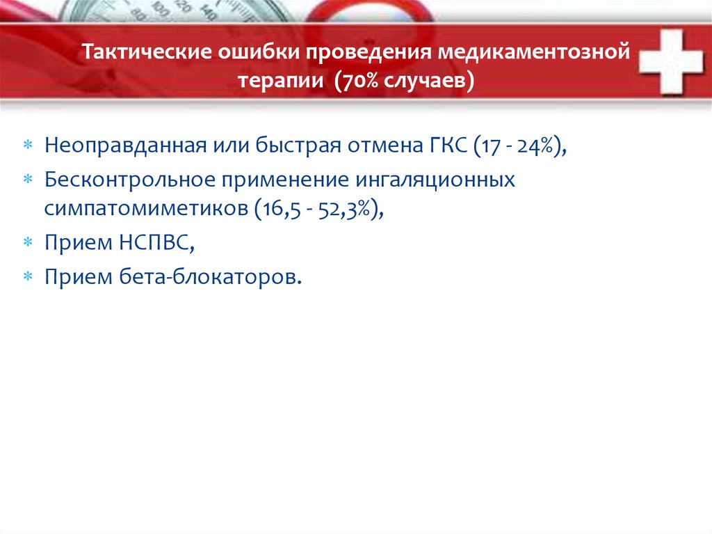 Ошибка тактика. Тактические ошибки. Бета блокаторы при бронхиальной астме. ГКС кр официальный сайт.