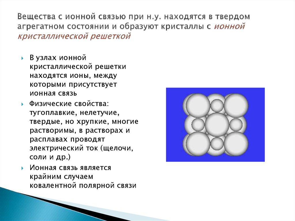 В каком состоянии находится вещество. Вещества с ионной связью. Вещества которые с ионной связью. Ионные соединения в природе. Ионная связь вещества.