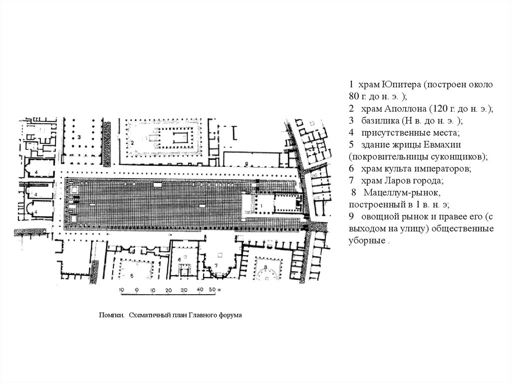 Форум помпеи план