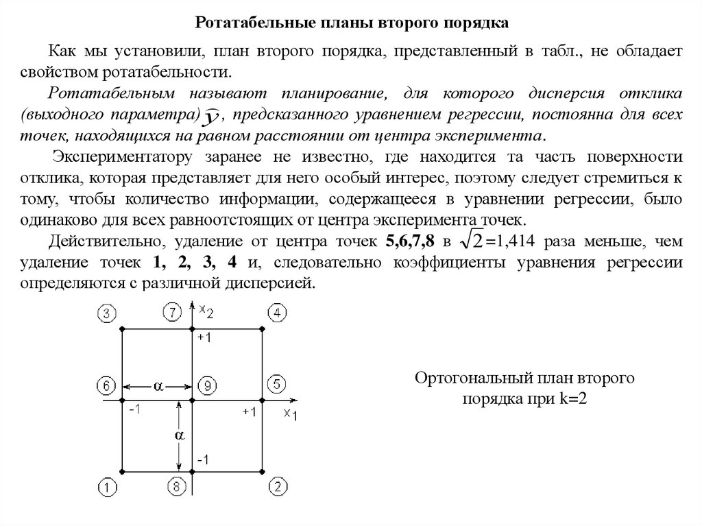 План первого порядка