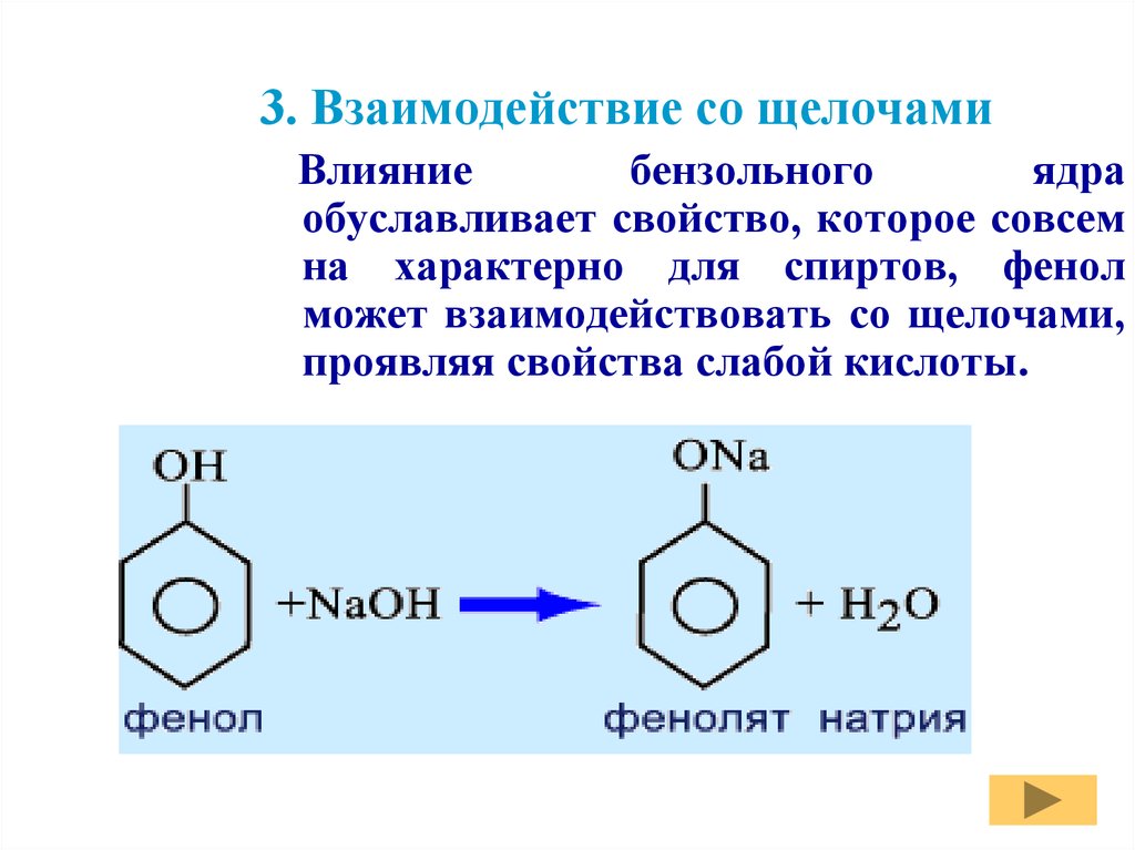 План распознавания фенола