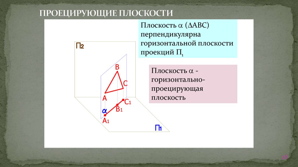 Перпендикулярна горизонтальной плоскости проекций. Горизонтальная плоскость. Горизонтальной плоскости проекций π1 принадлежит. Плоскость п1.