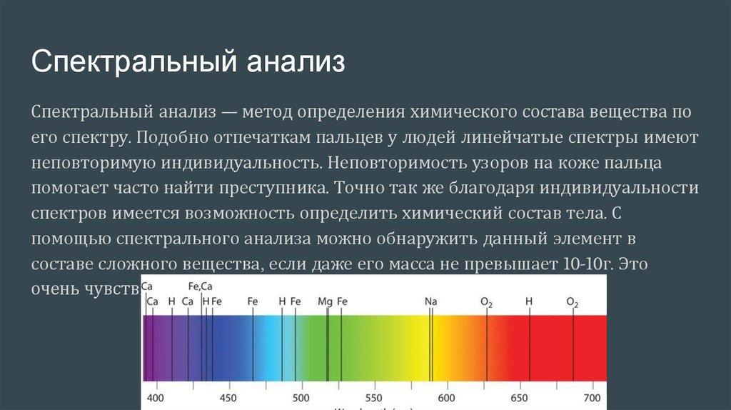 Определение видов спектров. Метод спектрального анализа. Спектр и спектральный анализ. Спектры химических элементов. Методы спектральные методы анализа это.