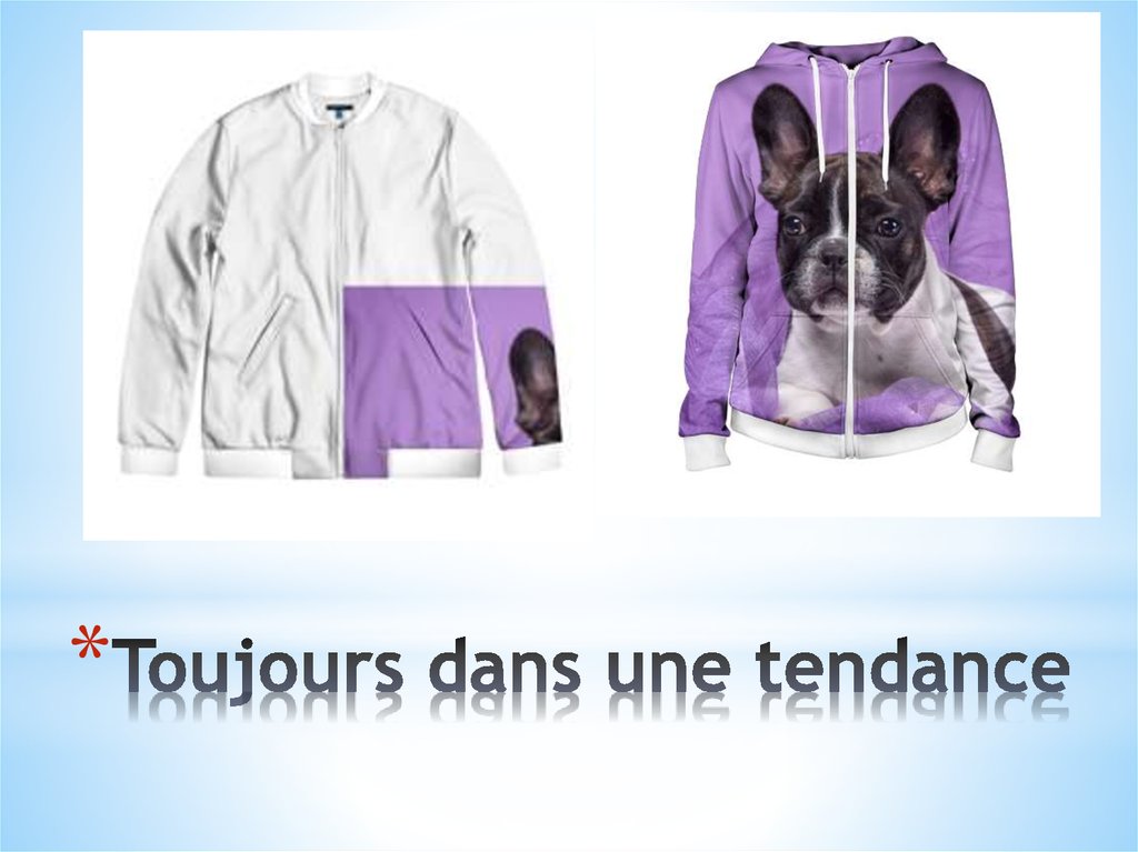 Toujours dans une tendance