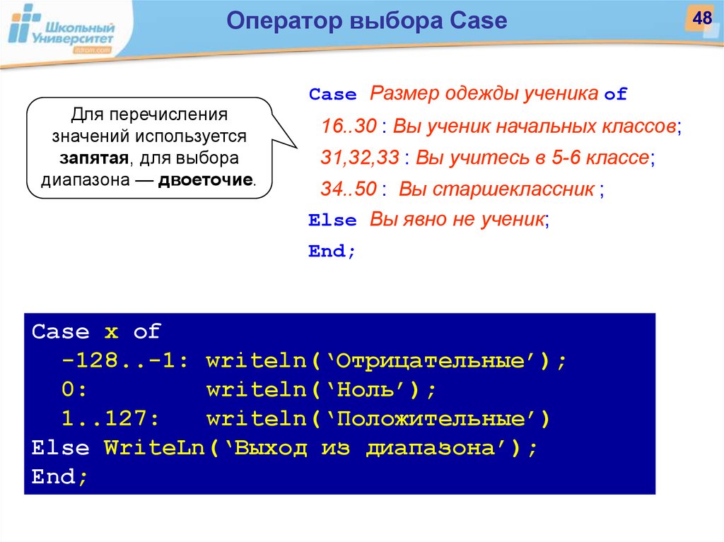 Pascal casing. Язык программирования Паскаль. Оператор выбора Case of. Программы на Паскале с оператором Case. Команда Case в Паскале. Паскаль Case of примеры.