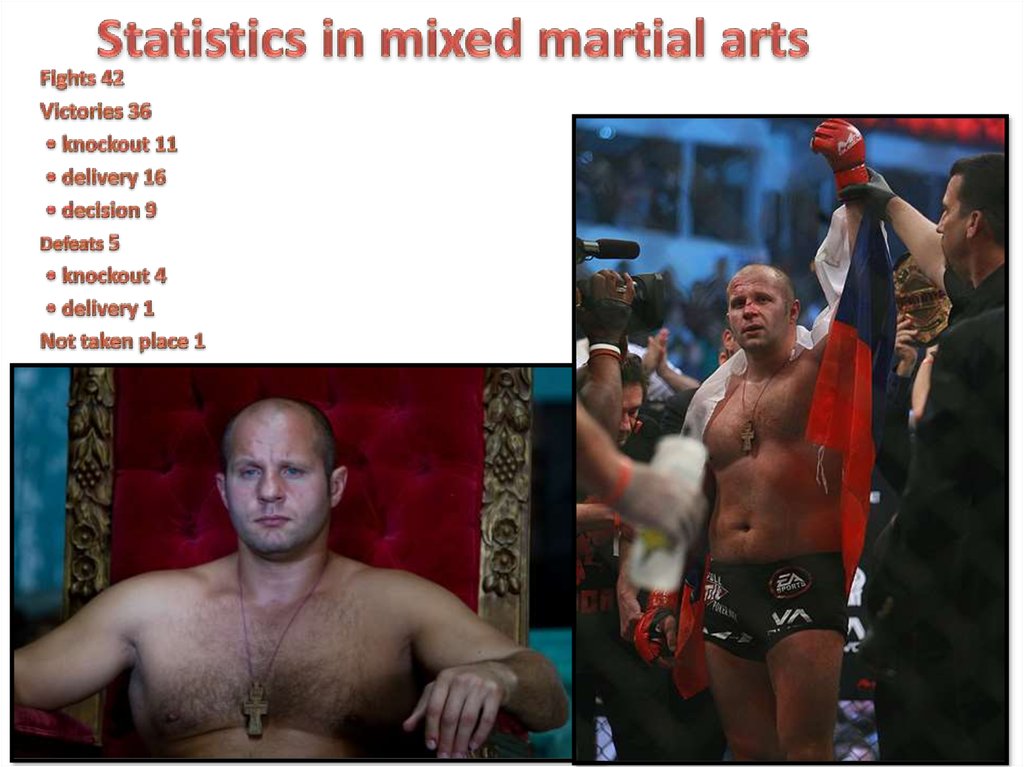 Statistics in mixed martial arts