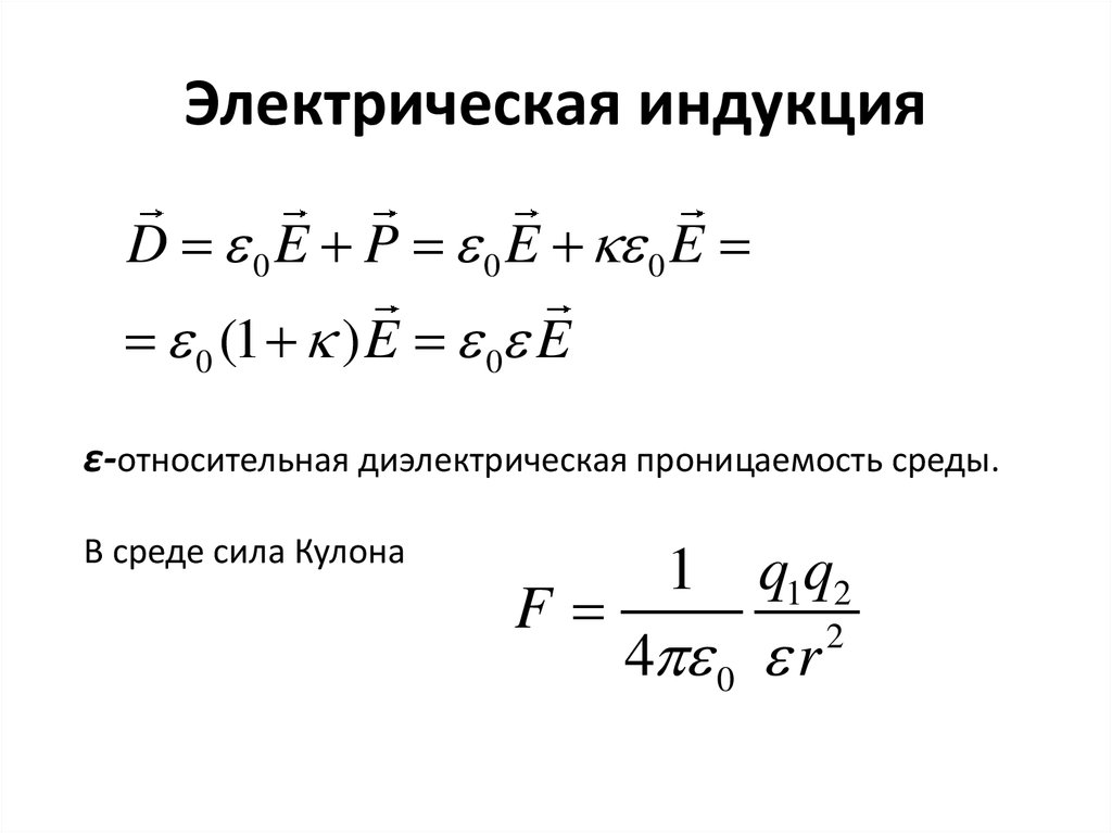 Вектор электрической индукции