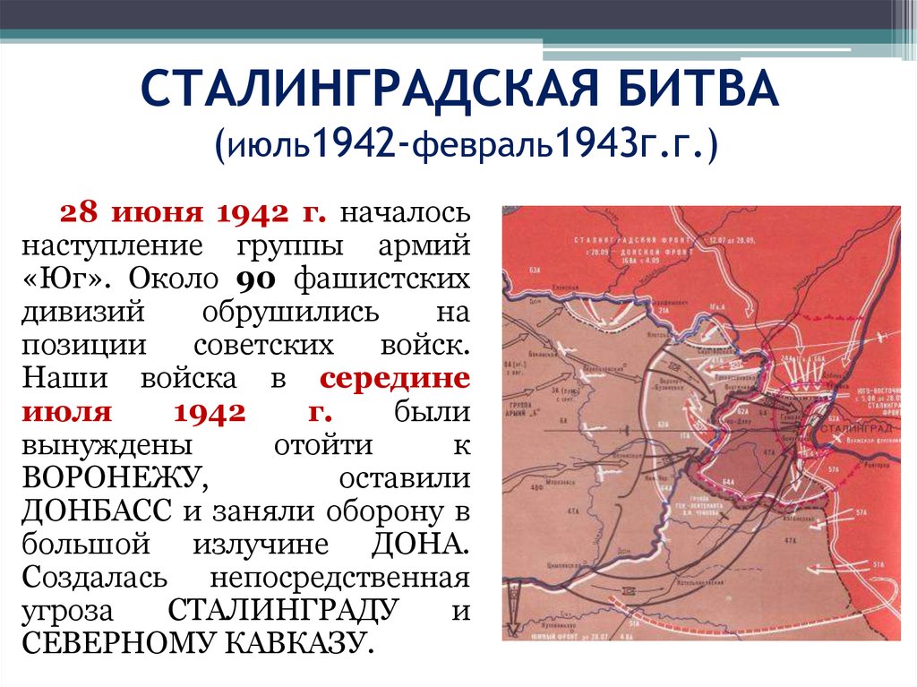 Сталинградская битва план немцев