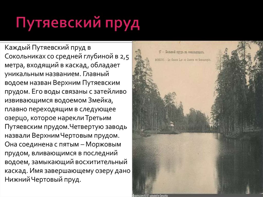 Путяевский пруд