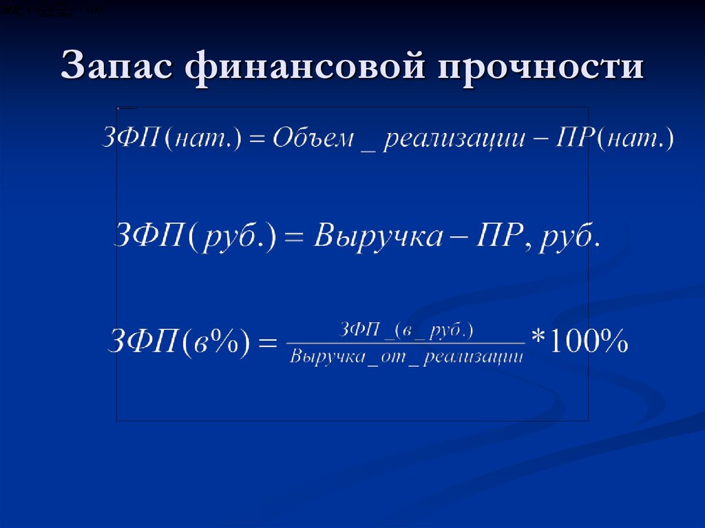 Запас прочности проекта