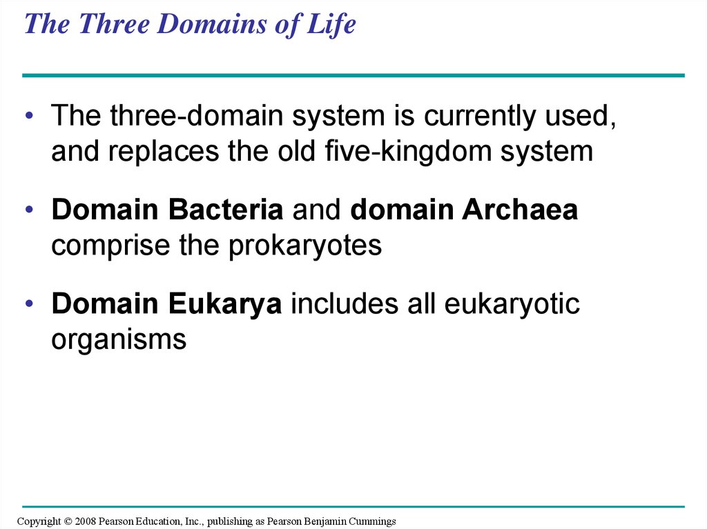 The Three Domains of Life
