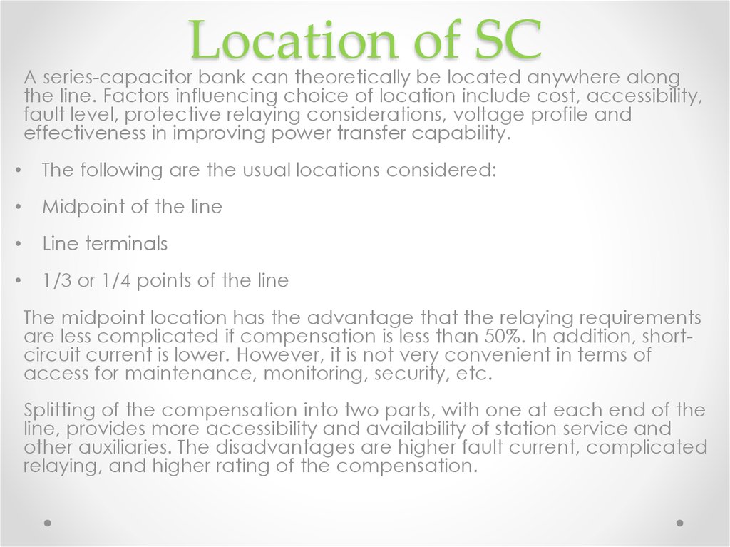 Location of SC