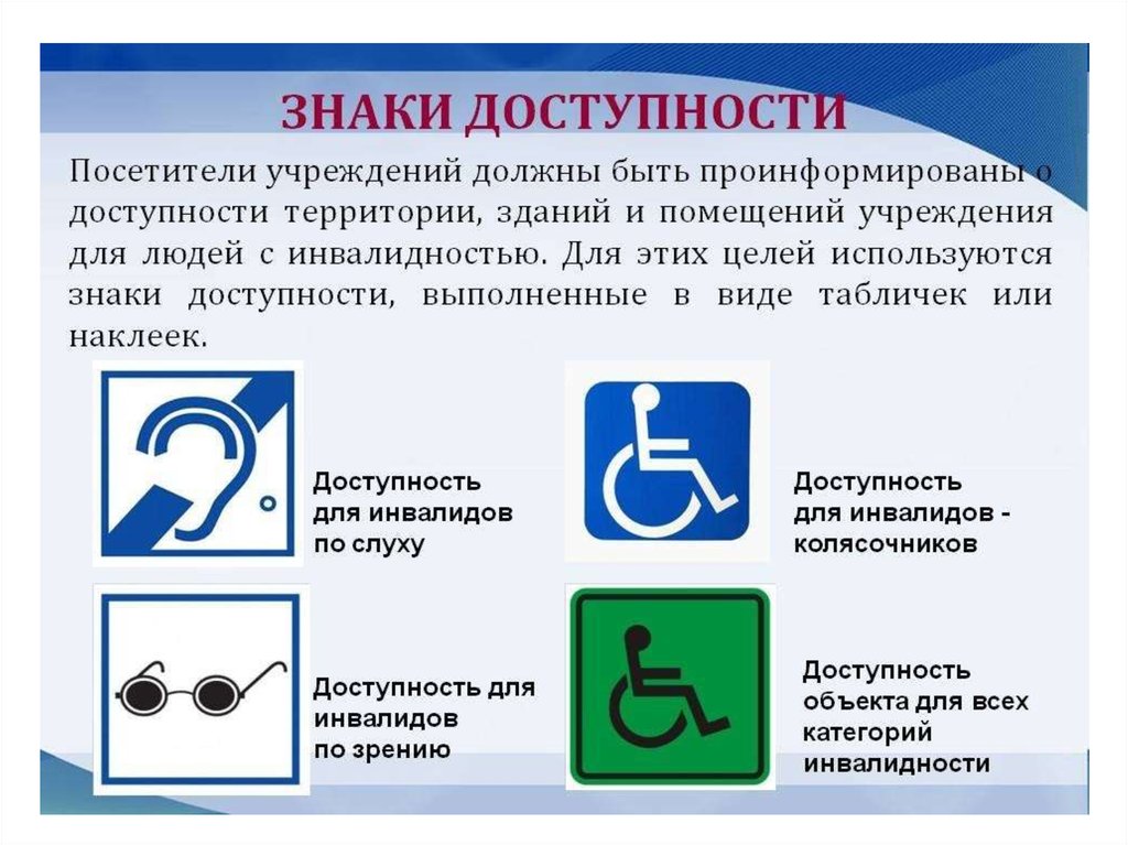 Средства информации для инвалидов
