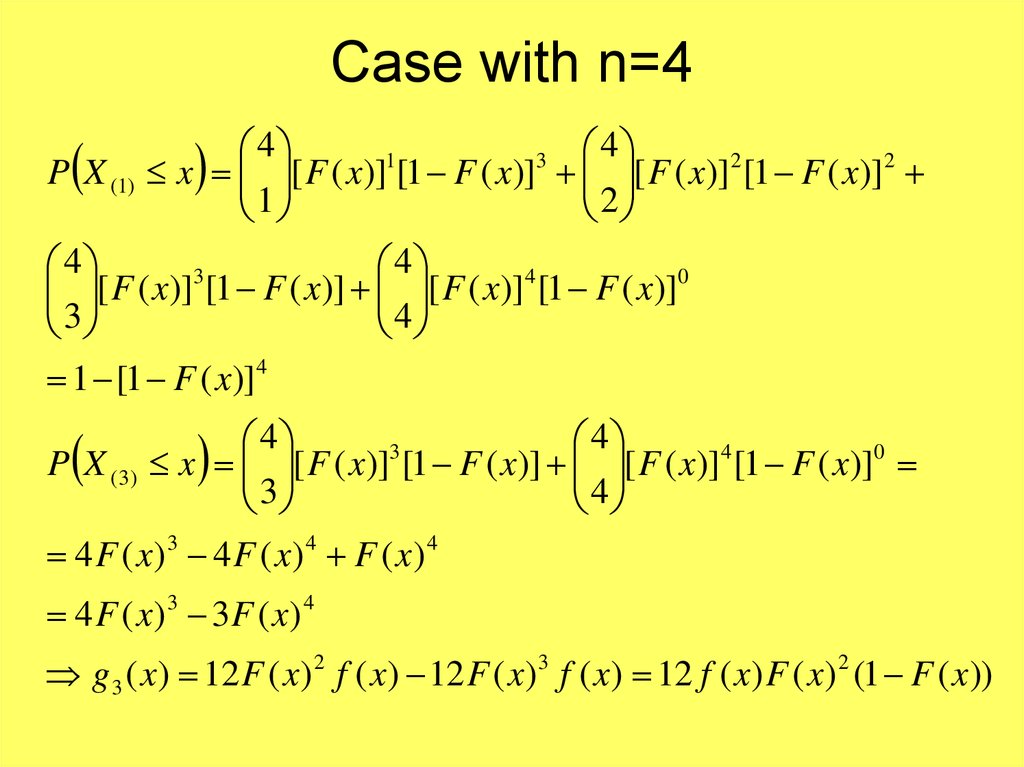 Case with n=4