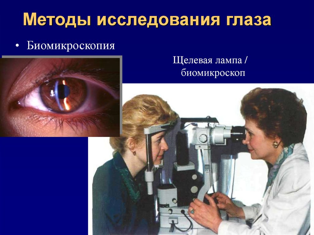 Методы исследования глаза