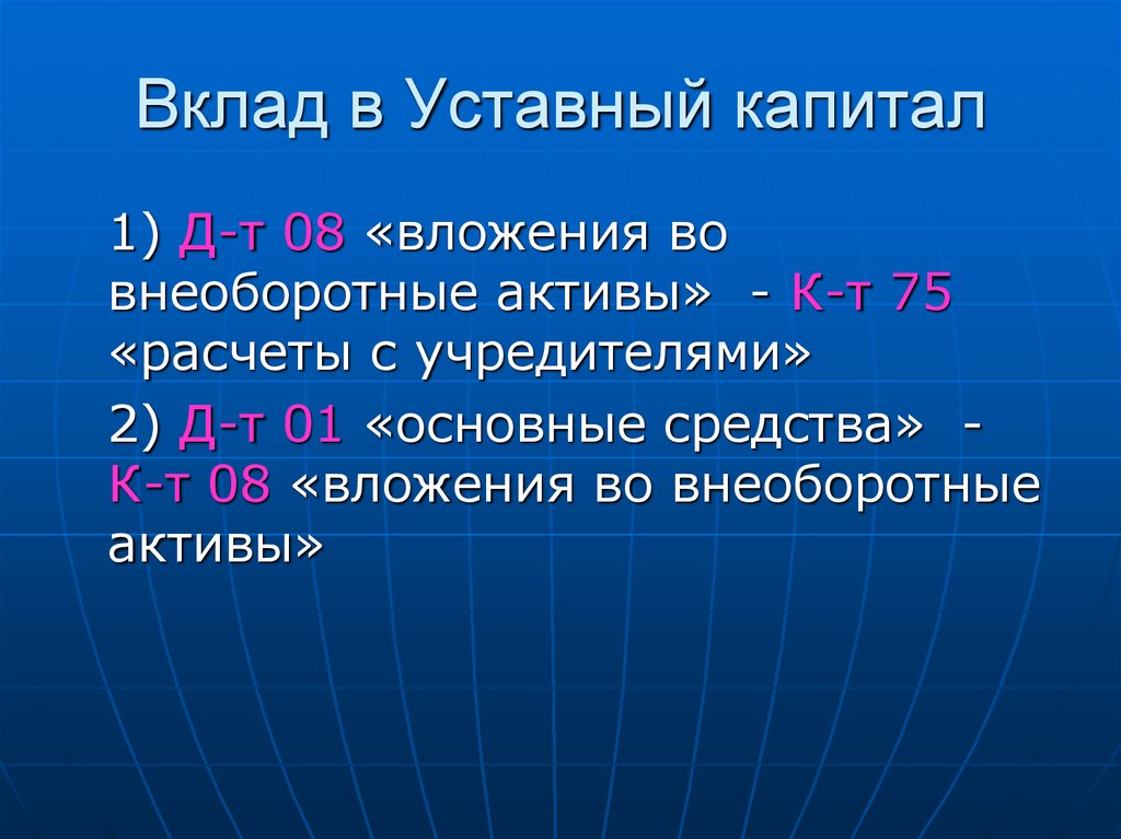 Учет основных средств - online presentation