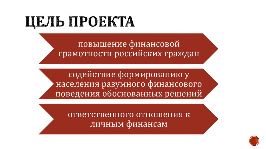 Стратегия формирования финансовой грамотности