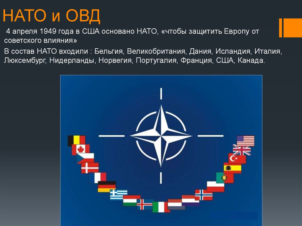 Что такое нато простыми словами. НАТО И ОВД холодная война. Военно политический блок НАТО. НАТО И Варшавский договор. Военный блок НАТО.