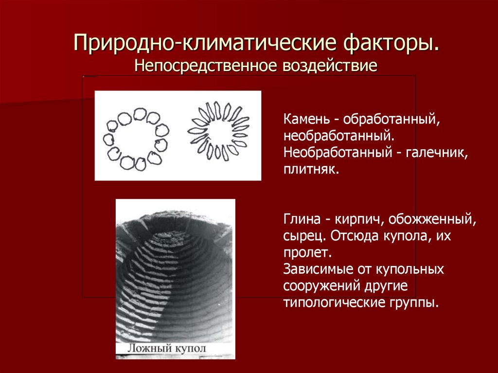 Природно климатические факторы