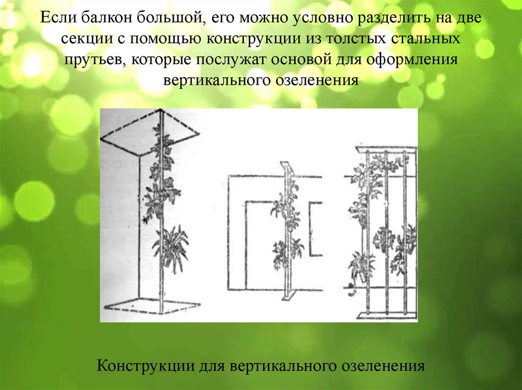 Конструкции с помощью. Подвесные озеленяемые конструкции схема.