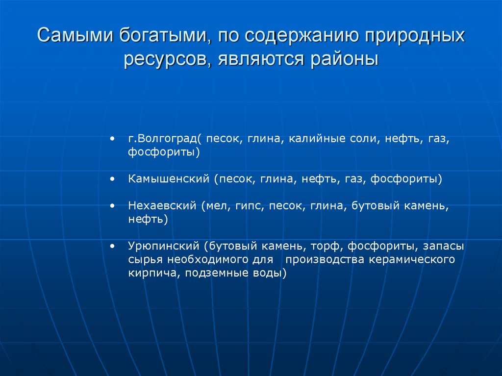 Содержание естественно. Ресурсы Волгоградской области. Полезные ископаемые Волгоградской области. Природные богатства Волгоградской области. Природные богатства Волгограда.