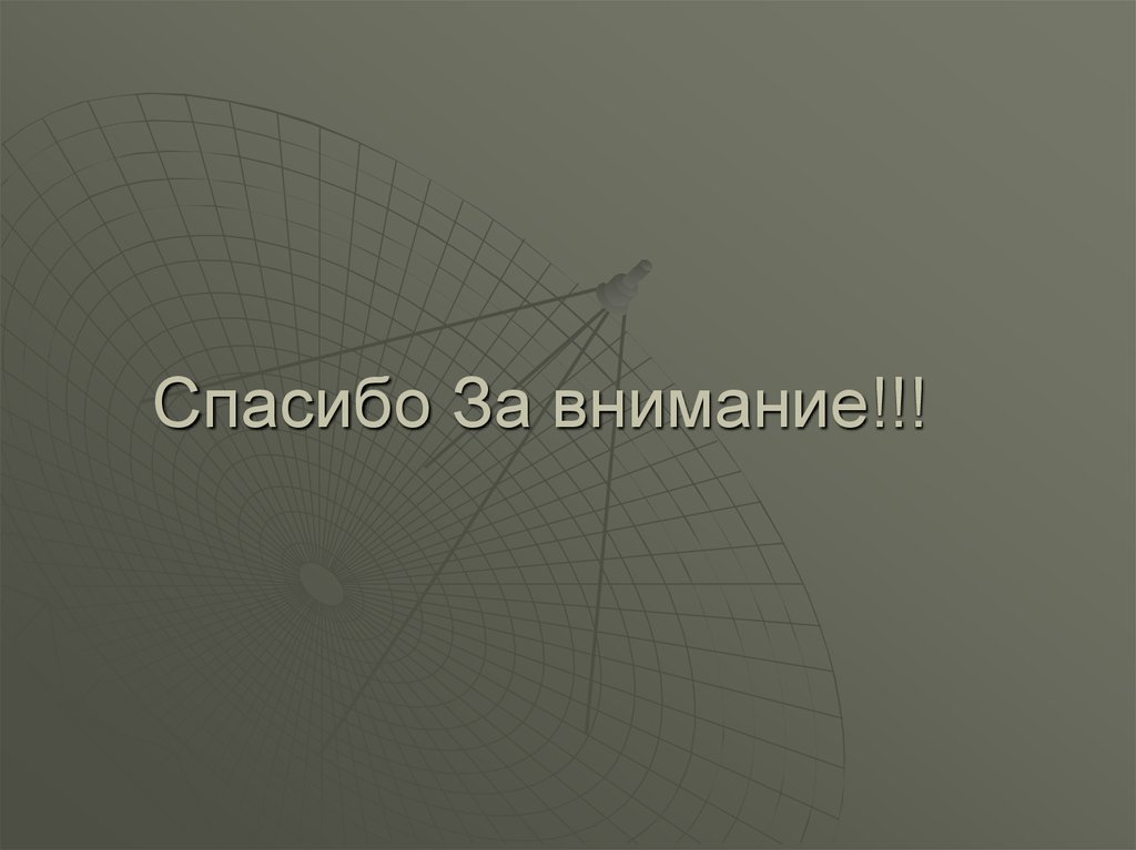 Спасибо За внимание!!!