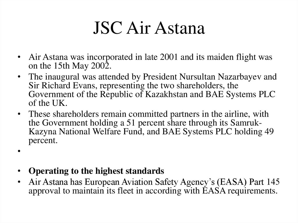 JSC Air Astana