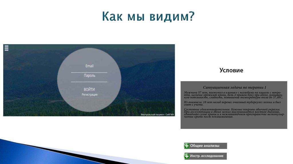 Как мы видим?