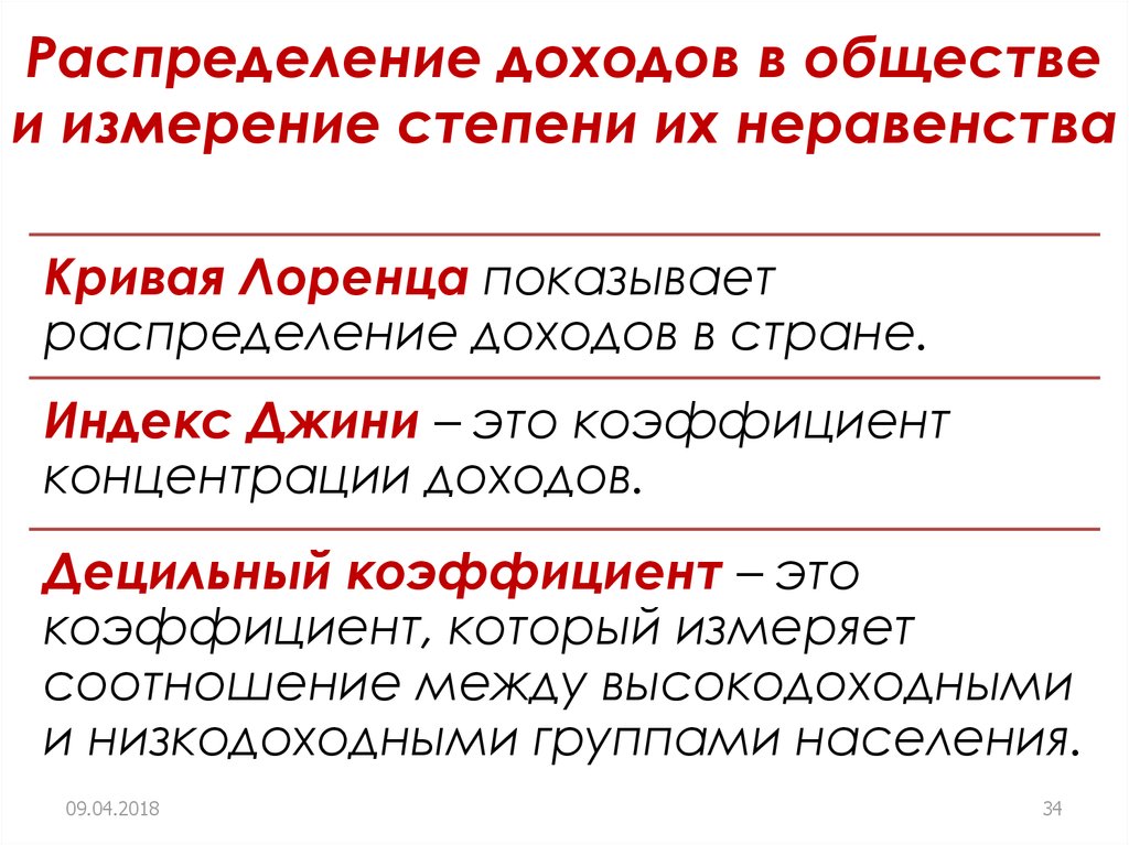 Презентация по обществознанию 8 класс распределение доходов