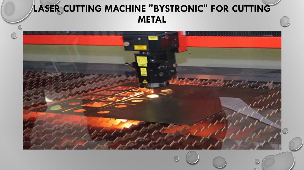 Laser cutting machine "Bystronic" for cutting metal