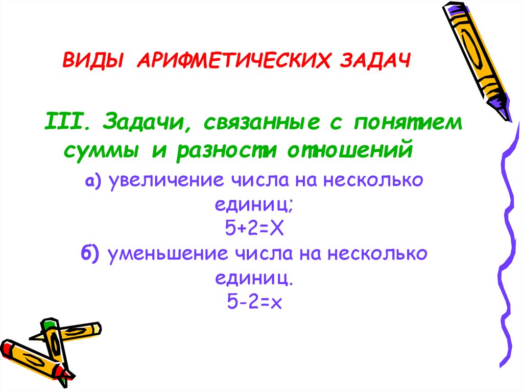 Решение арифметических задач. Виды арифметических задач. Виды текстовых арифметических задач. Арифметическая задача виды задач. Типы арифметических задач для дошкольников.