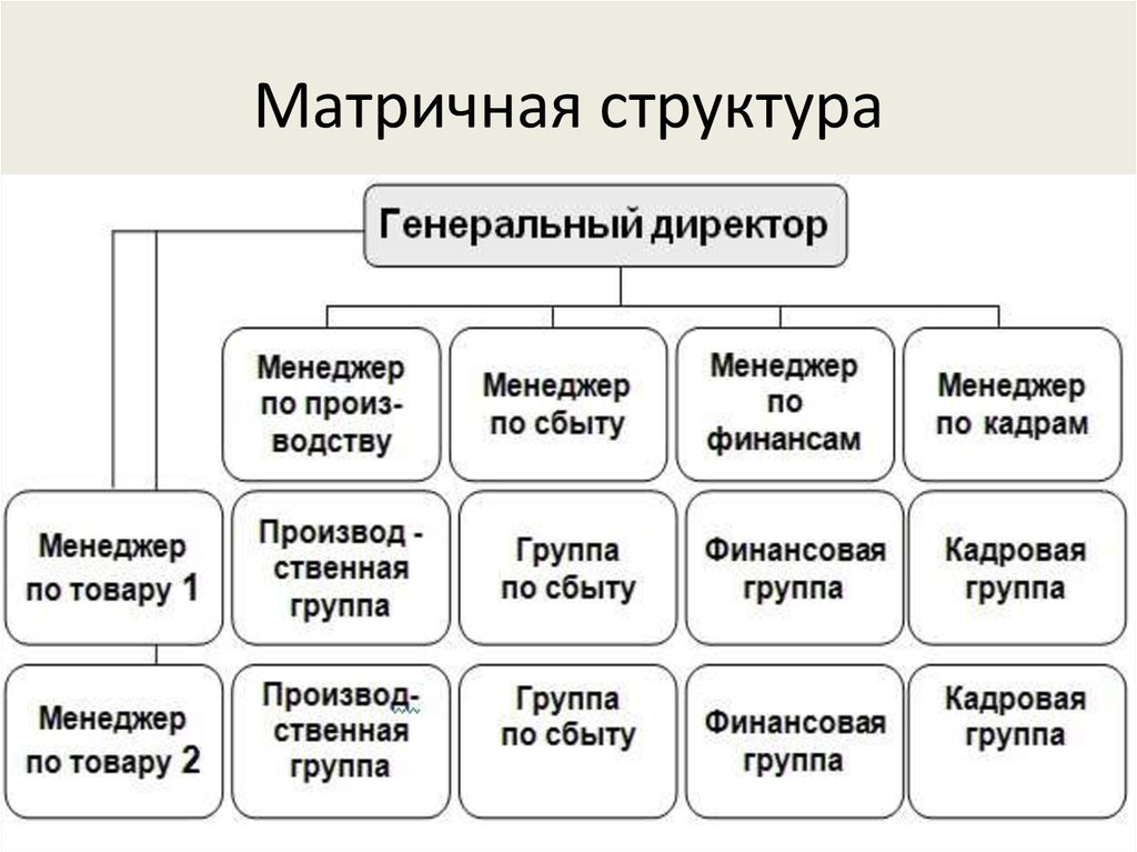 Матричная структура управления плюсы и минусы