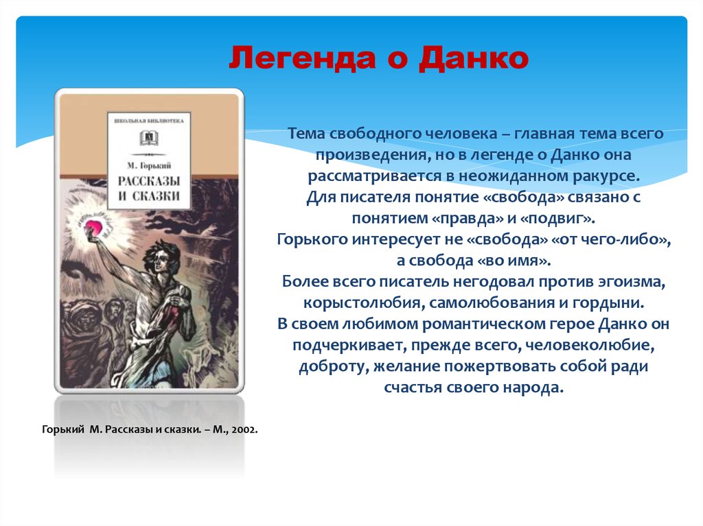 Презентация на тему данко