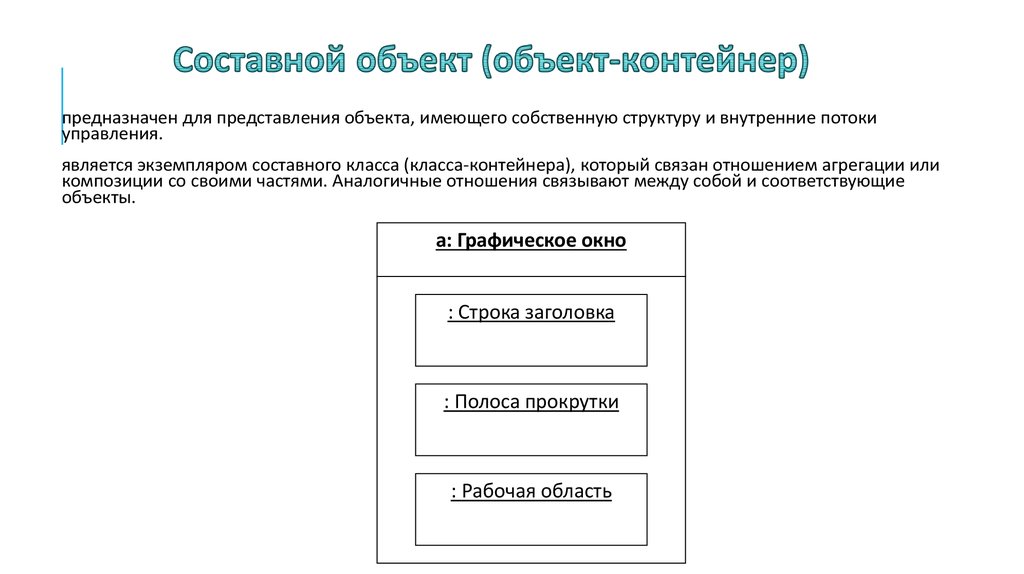 Диаграмма это составной объект который может содержать миф