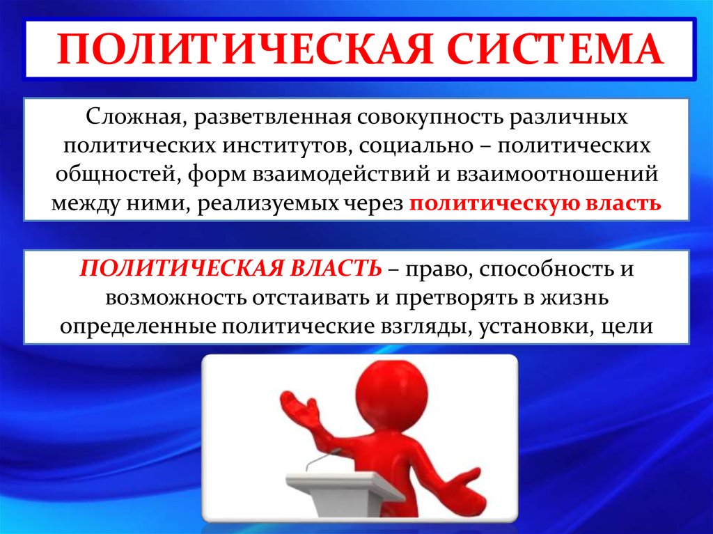 Проект политическая система