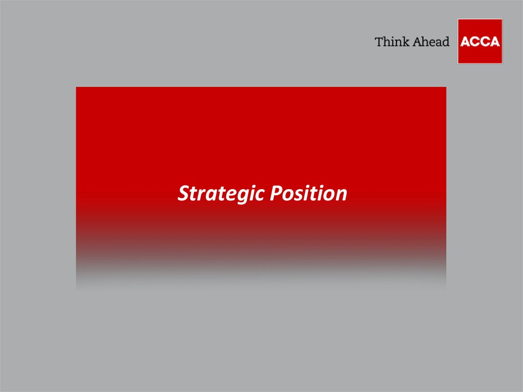 Strategic Position