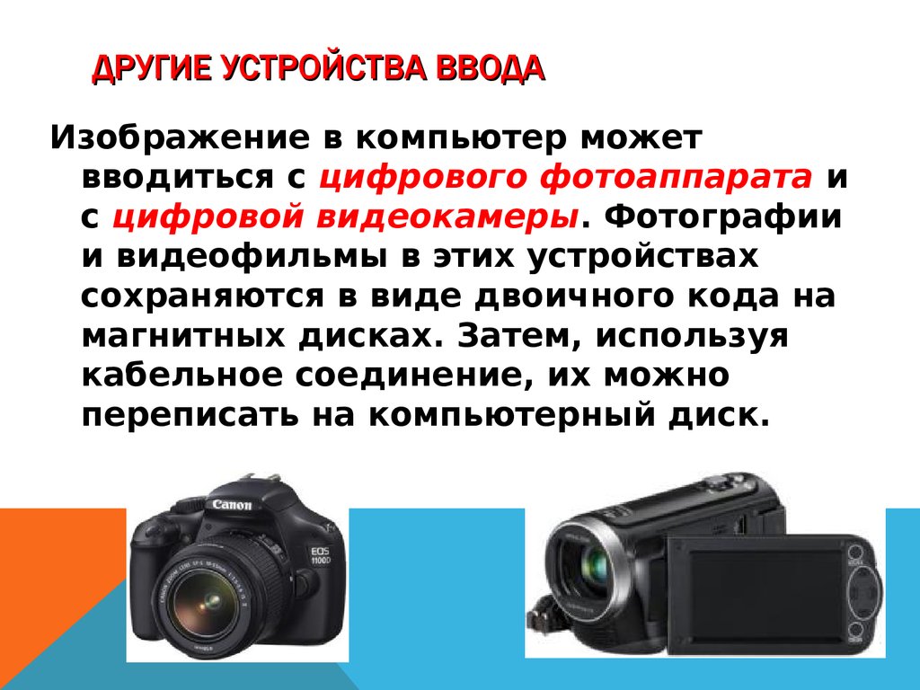 Характер изображения в фотоаппарате