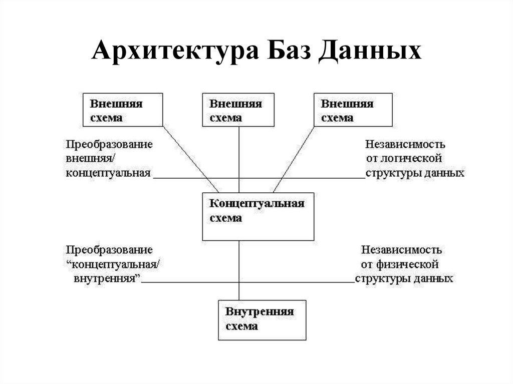 Архитектура базы данных