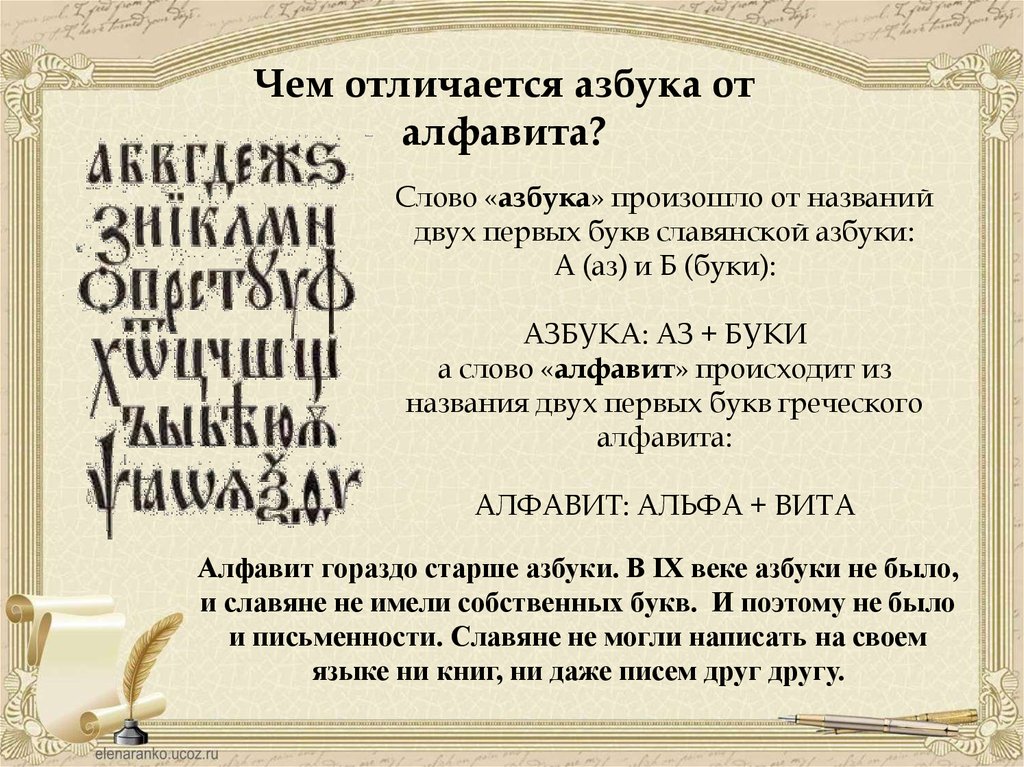 Старославянская письменность презентация