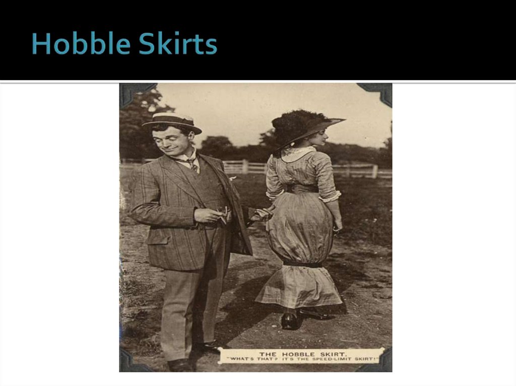 Hobble Skirts