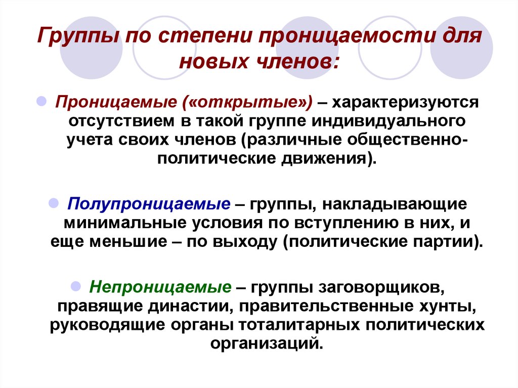 Аспект групп. Открытые характеризуются. 4. Социальные группы как субъекты политики.. Степень проницаемости социальных барьеров. Приведите примеры проницаемых групп в политике..