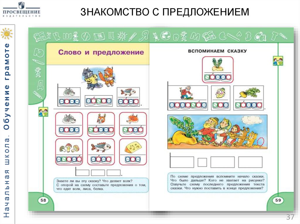 Первое знакомство 1 класс