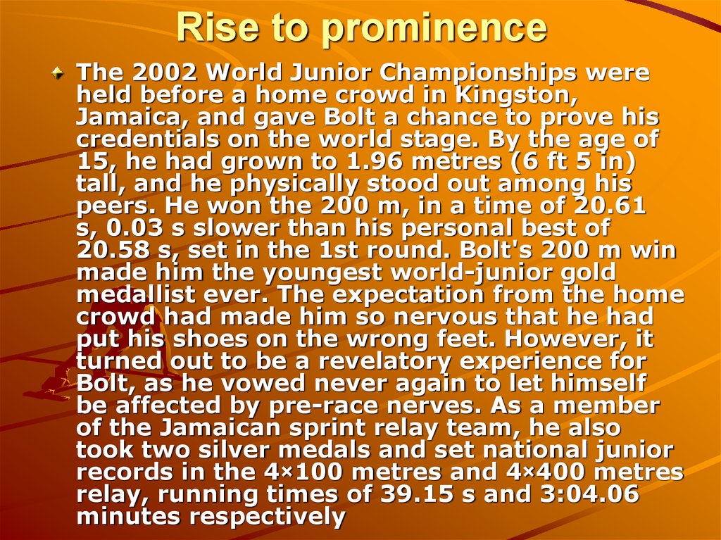 Rise to prominence