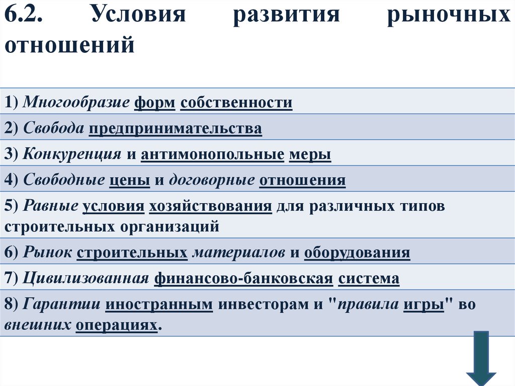 Развитие рыночных отношений. Предпосылки формирования рыночных отношений. Условия формирования рыночных отношений. Предпосылки формирования и развития рыночных отношений. Условия возникновения рыночных отношений.