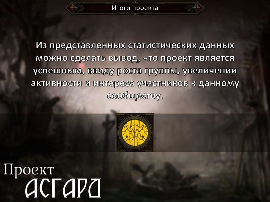 Итоги проекта