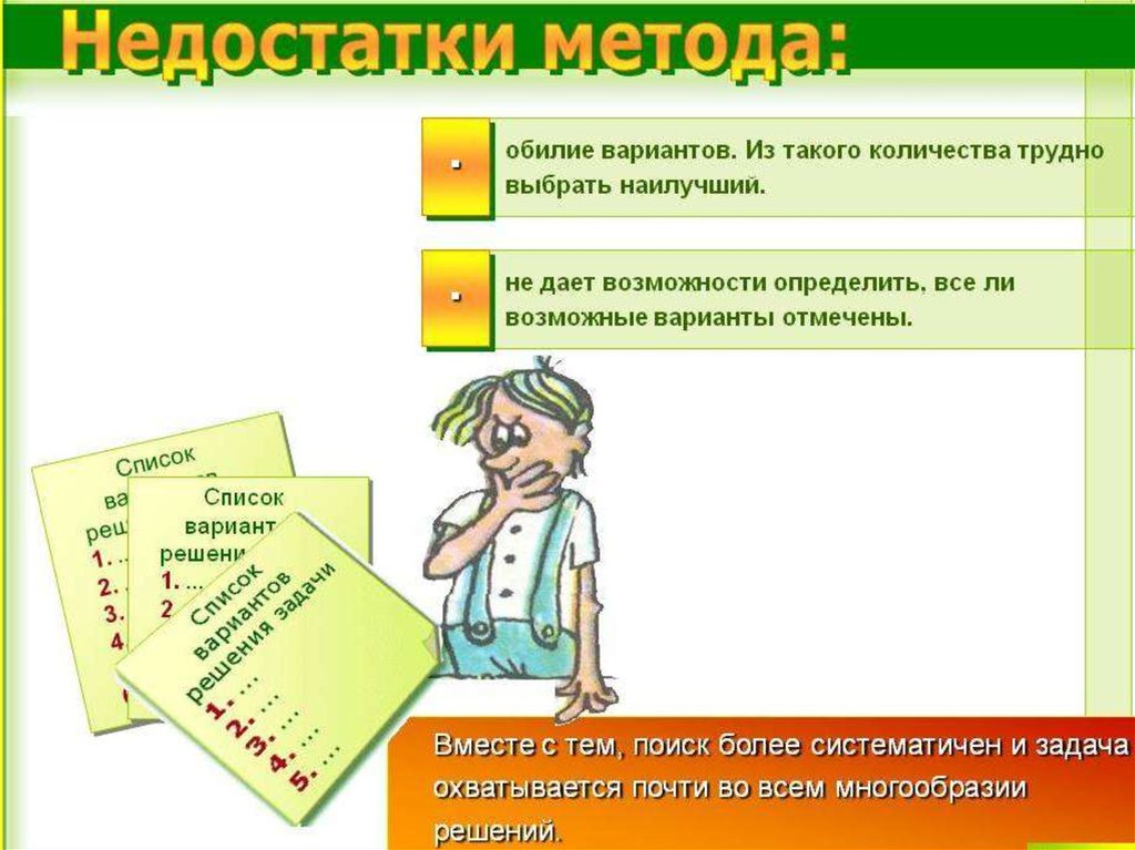 Исследование 6 класс. Метод поиска решений творческих задач. Технология решения творческих задач. Морфологический метод решения задач. Методы поиска решения задач.