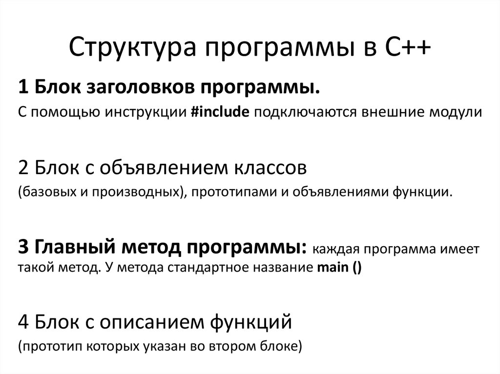 Состав приложения