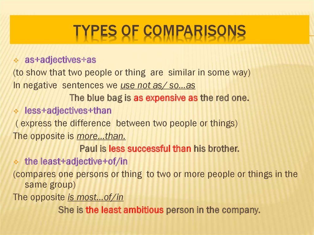 comparisons-superlatives